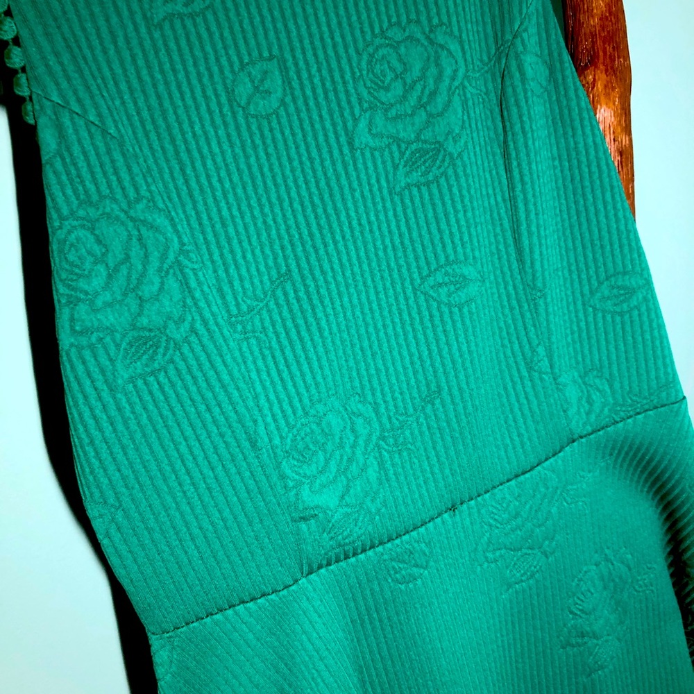Emerald green boutique dress from Francescas